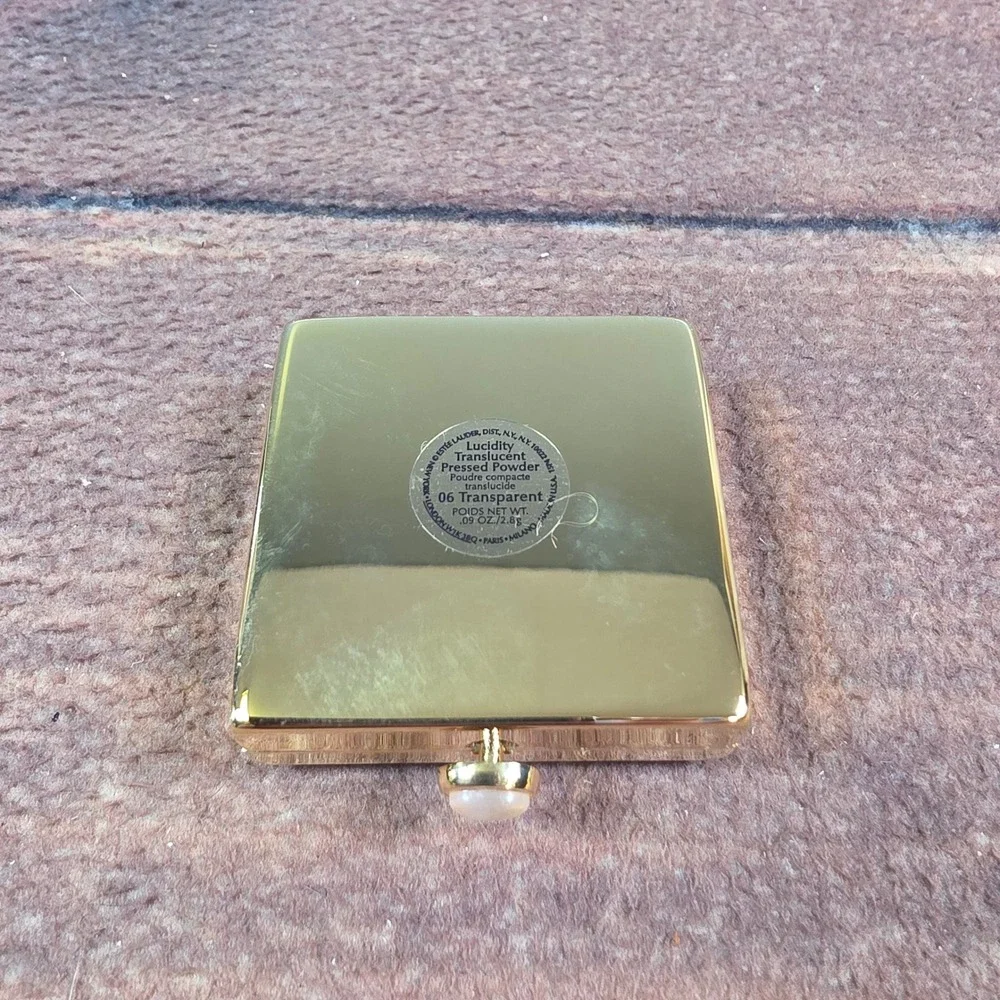 Estee Lauder Happiness Compact Womens OS Gold New 2011 Lucidity Pressed Powder